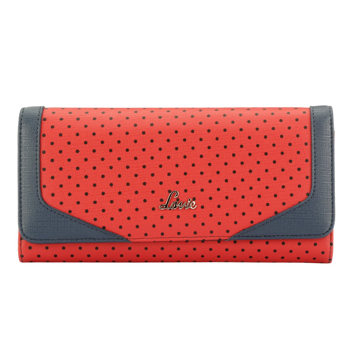 lavie papel women's clutch (red)