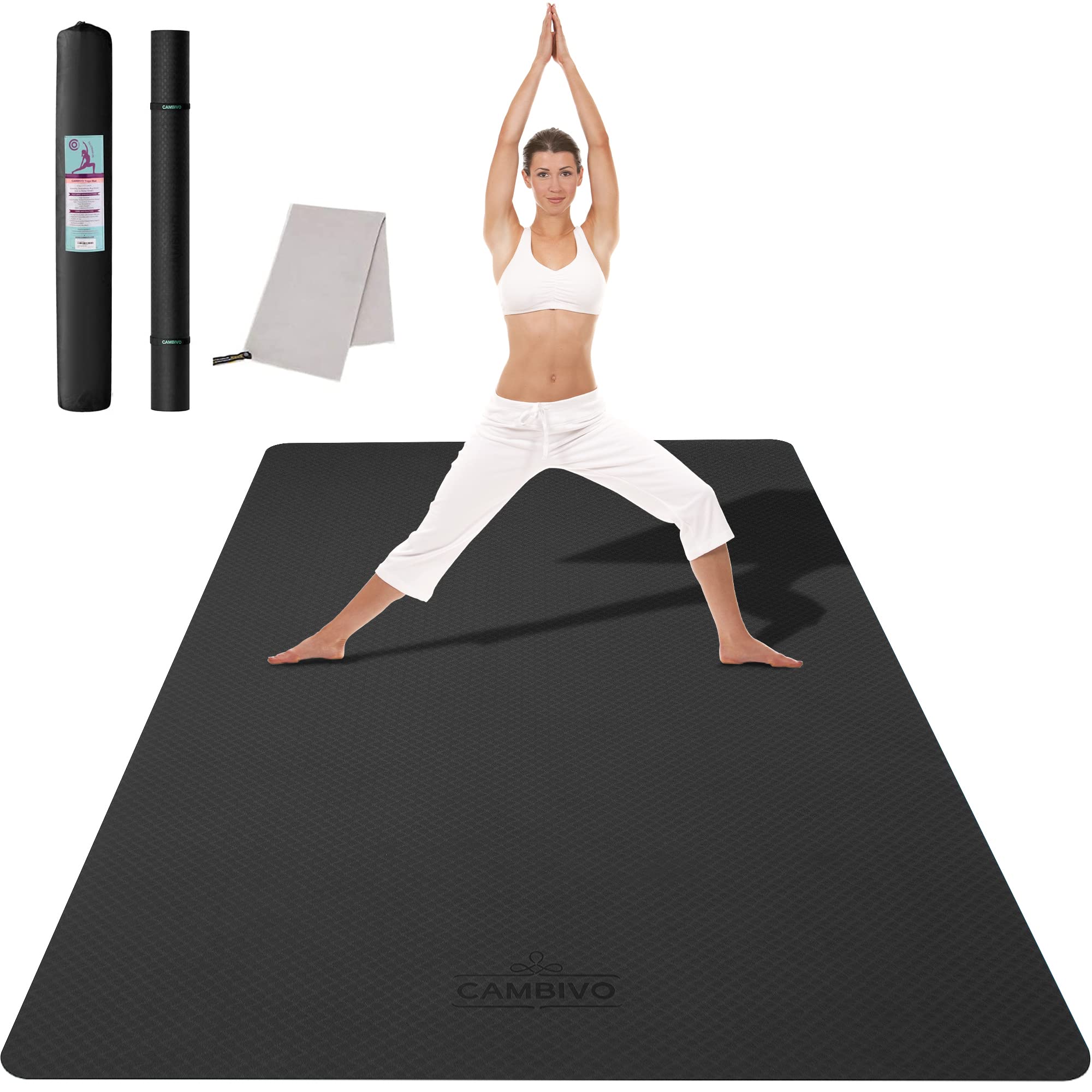CAMBIVO Large Yoga Mat