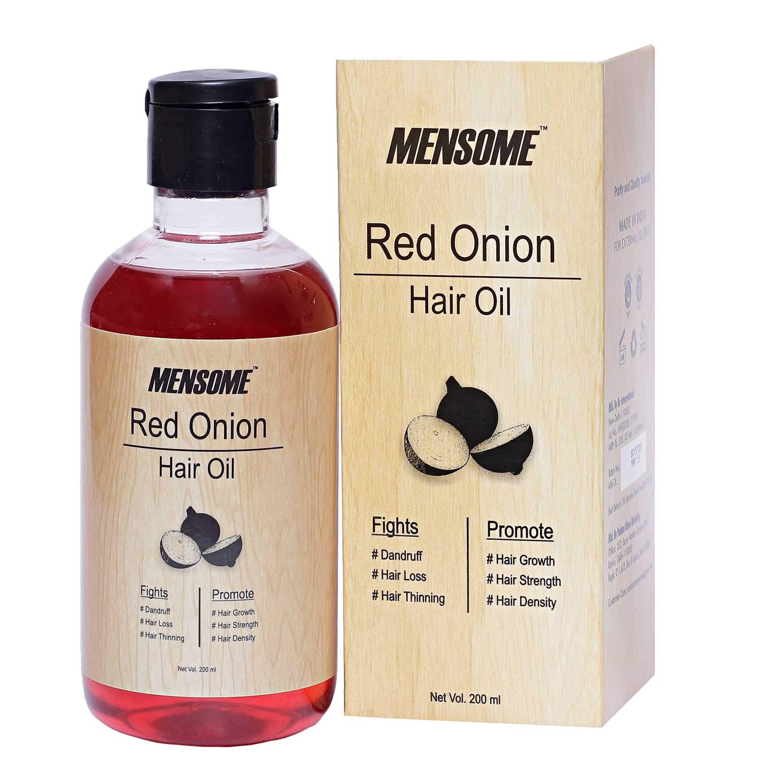 Buy Mensome Onion Hair Oil With Pure Argan Bhringraj Coconut