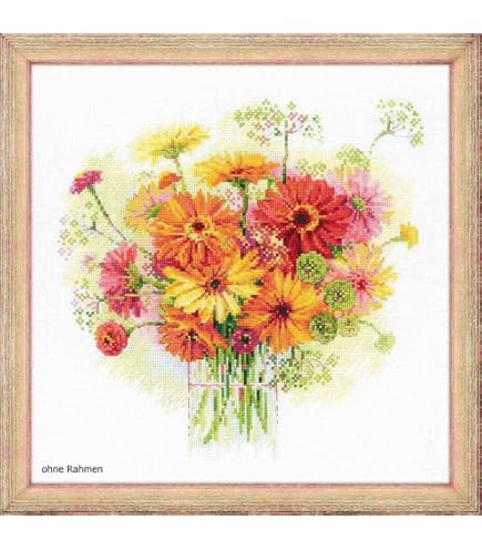 RIOLIS Sweet Dreams 2163 Kit De Broderie Au Point De Croix Pour Les Amateurs De Chats 39,9 X 39,9 Cm, Kits De Point De Croix Pour Débutants Et Avancés, Kits De Point