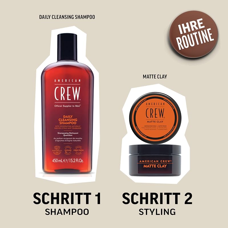– Matte Clay, 85 g, Stylingclay für Männer, Haarprodukt mit mittlerem bis starkem Halt, Stylingprodukt für optimale Formbarkeit, Struktur & mattes Finish