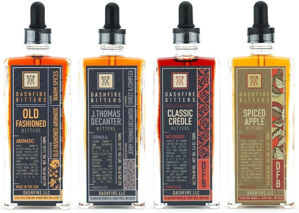 Dashfire Aromatic Specialty Bitters (Set of 4)