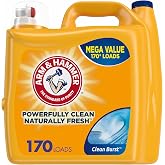 Arm &amp; Hammer Clean Burst Liquid Laundry Detergent, 170 Loads
