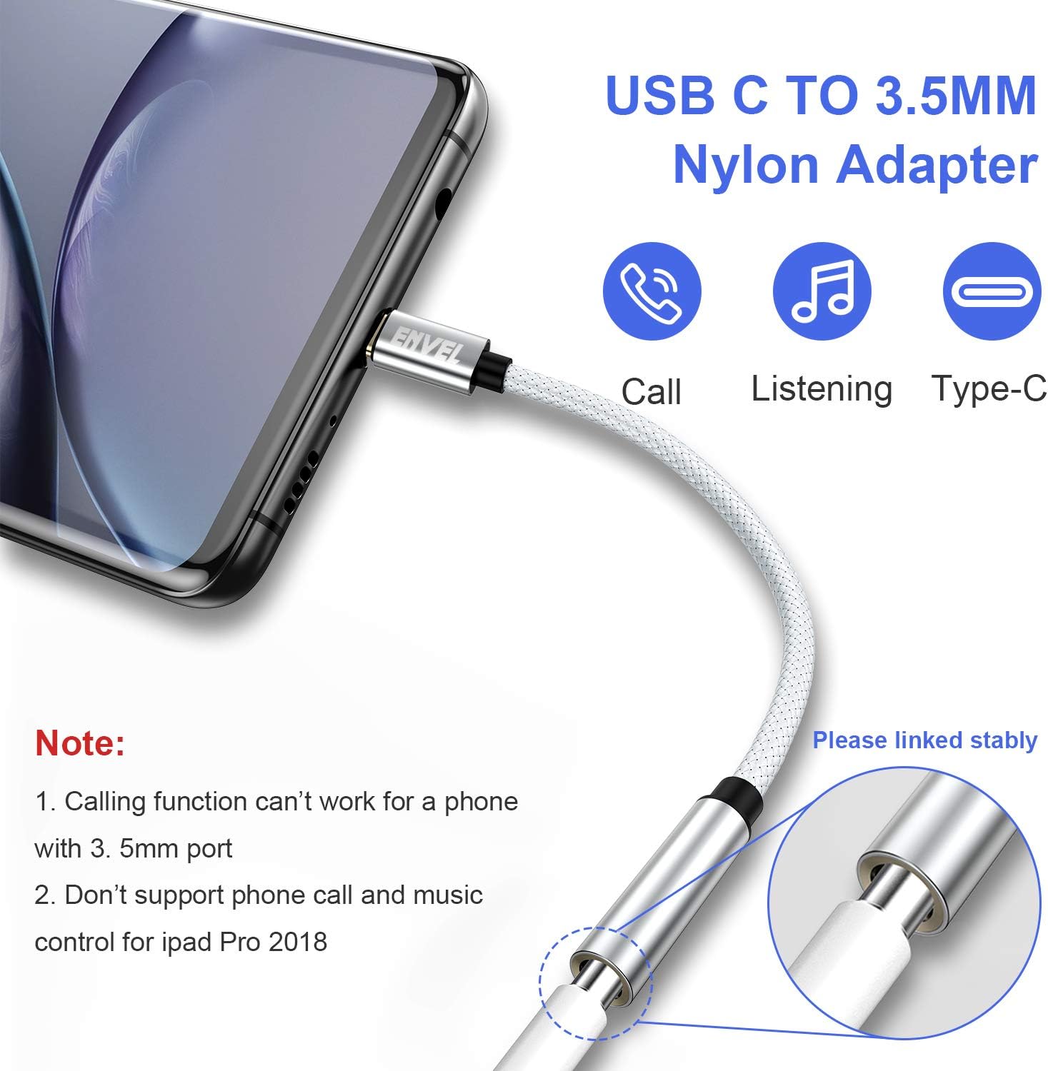 USB C to 3.5mm Headphone Jack Adapter - Image 4
