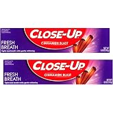 Close-Up Cinnamon Anticavity Flouride Toothpaste 6 Ounce (Pack of 2)