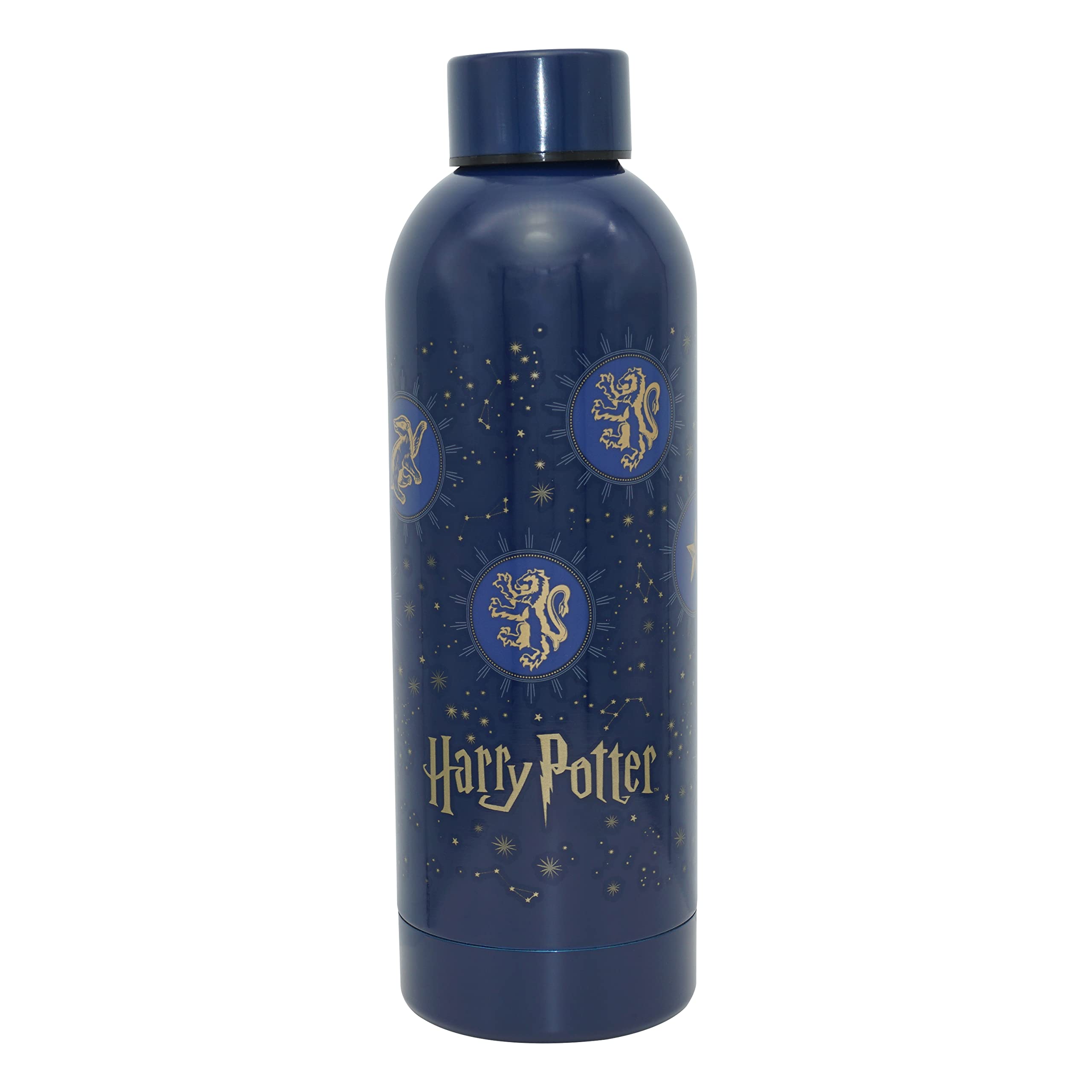 HOVUK 1x Harry Potter Water Bottle 750ml, Stainless Steel Flask, Reusable Thermal Sports Bottle| Leak Proof Screw Cap Canteen Water Bottle for Kids 3+Y