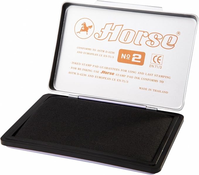 Stamp Ink Horse No. 2 Black Amazon.co.uk Office Products
