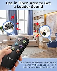 Esky Key Finder Locator with Sound, Stick-on TV