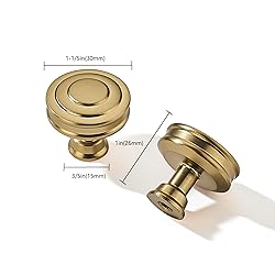 khtumeware 10 Pack 1-1/4 Inch(32mm) Champagne