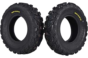 Kenda Bearclaw EX K573-25x8-12 Front Tires for All Terrain (ATV), UTV, and Side by Side (SxS) Vehicles - 6-Ply - Bear Claw EX 25x8x12 (2-Pack)