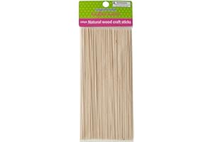 KOLE IMPORTS Skinny Natural Wood Craft Sticks