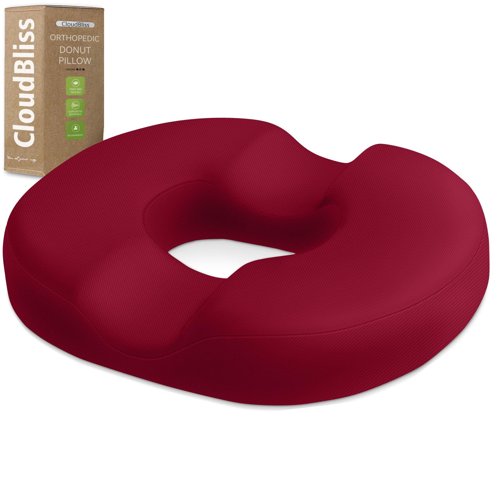 CloudBliss Donut Pillow Seat Cushion Chair Pad for
