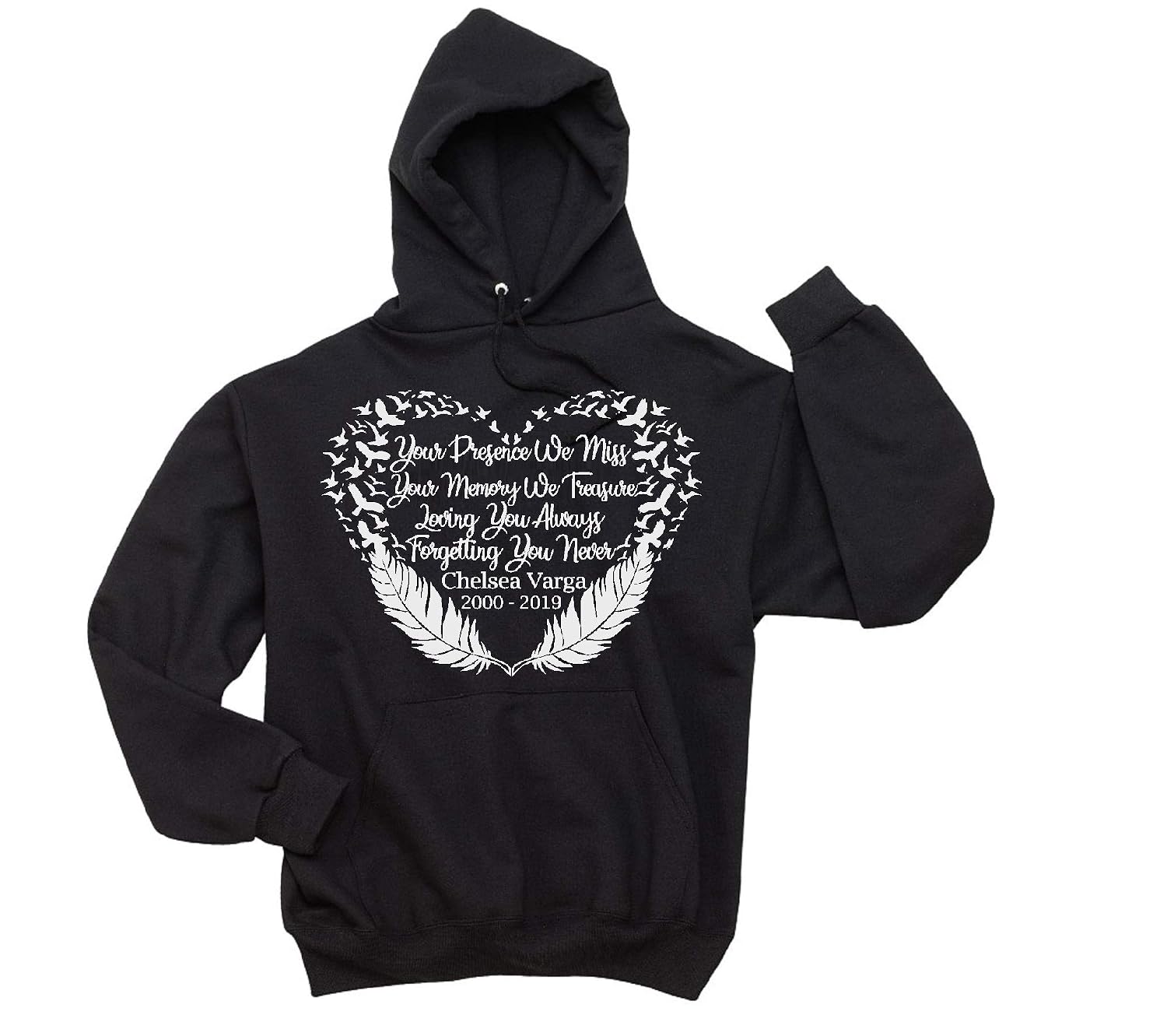 in loving memory hoodies with pictures