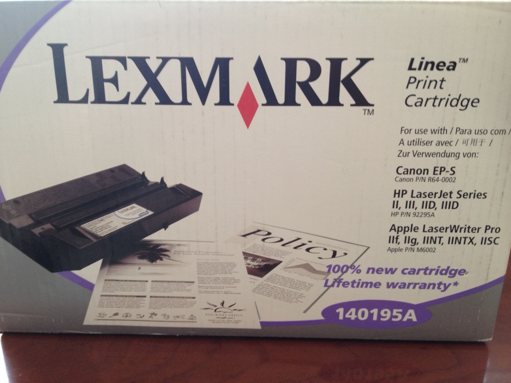 Lexmark 00140195A EP-S Toner Cartridge