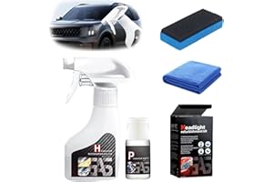 Fodeuxp Automotive Headlamp Restoration Fluid Kit, 2025 New Headlight Restoration Kit, Multifunctional Car Headlight Polishing Repair Kit for All Vehicle Types (1 Set)