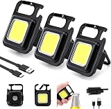 Aceshop Mini LED COB Flashlight 500 Lumens Rechargeable Keychain Bottle Opener view 1