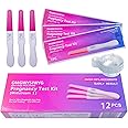 OMGWYSIWYG Pregnancy Test Early HCG Detection Sticks Over 99% Accuracy Home Pregnancy Test Individually Packed (12 Counts)