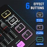 FIFINE Gaming Audio Mixer for Streaming RGB PC Interface DJ Mixer with XLR view 5