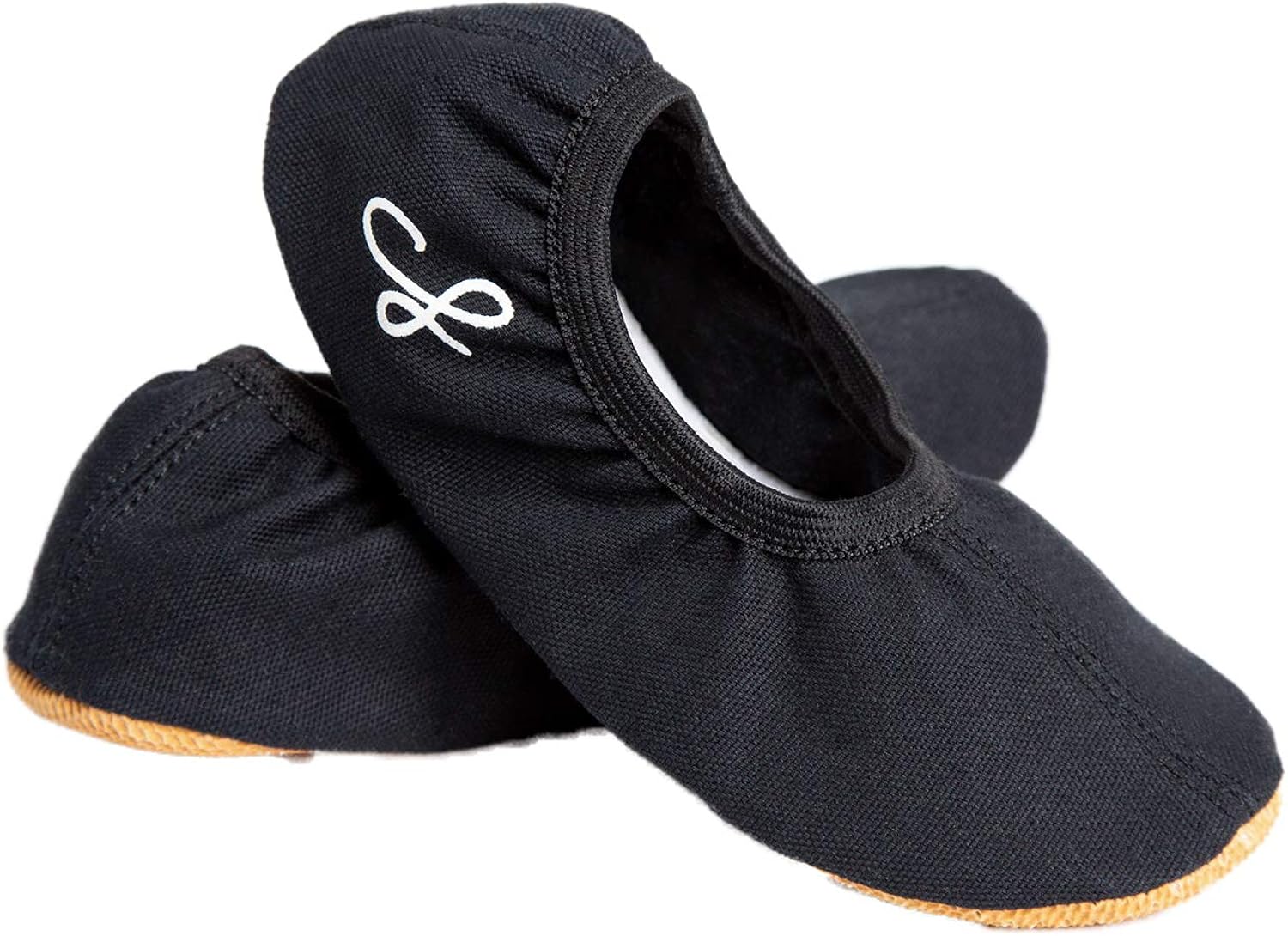Siegertreppchen® Gymnastic Shoes Cotton Emma Size 26 Unisex in Black