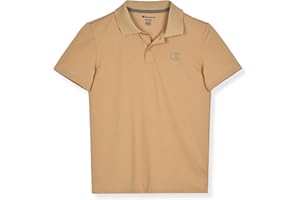 Champion Boys Athletic Short Sleeve Polo Shirt with Moisture Wicking Stretch Fabric