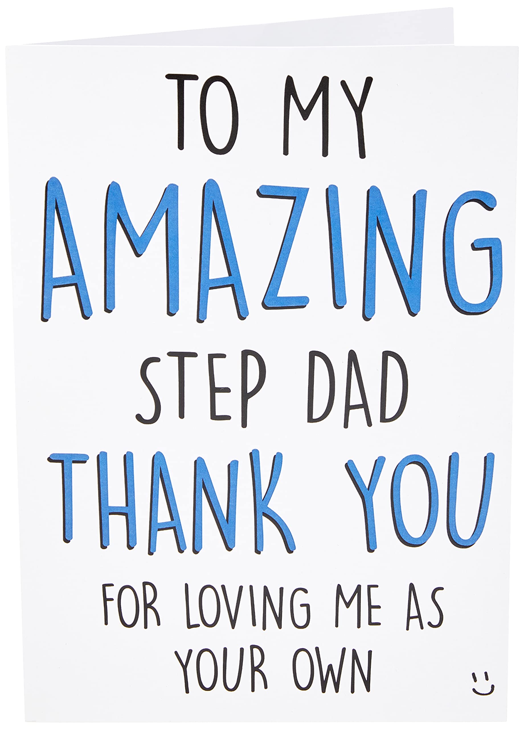Step Dad Card Father's Day Card for Step Dad Birthday Card Christmas Card Thank You Step Dad Christmas Cards Appreciation Card Family PC304