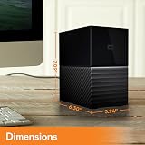 WD My Book Duo 44TB External Hard Drive RAID USB 3.2 Gen 1 Desktop Storage view 2
