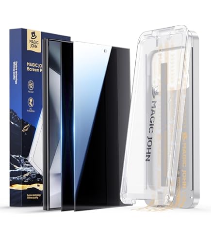 MAGIC JOHN 2 Pellicole Protettive In Vetro Privacy Per Samsung S23 Plus - Vetro Temperato