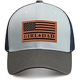 Bakyiwe Girl Father Daddy Gifts Dad Hats for Men, Adjustable Dad Trucker Hat, Fathers Day Birthday Gifts from Daughter