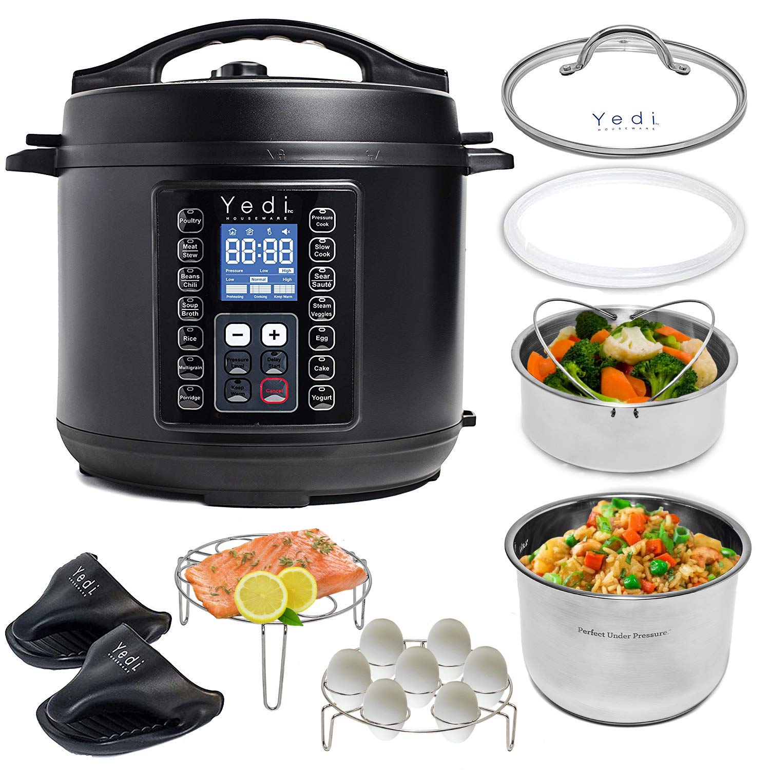 Yedi Houseware 9 in 1 Total Package Instant Programmable Pressure