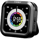Visual Timer for Kids with Color Display Kitchen Timer 1500mAh Battery | Memory Function Scroll Wheel Control, Magnetic Back with Stand, Up to 12h59m Countdown, Kitchen, Study &amp; Classroom