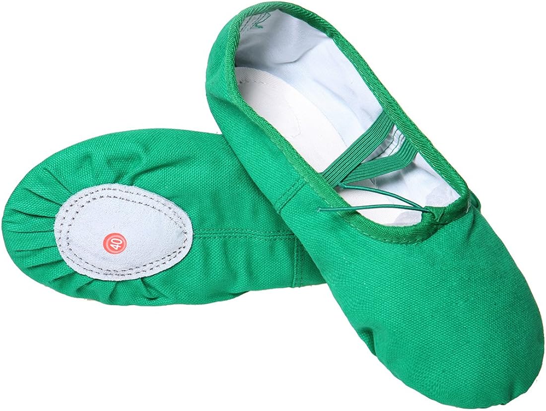 teal ballet slippers