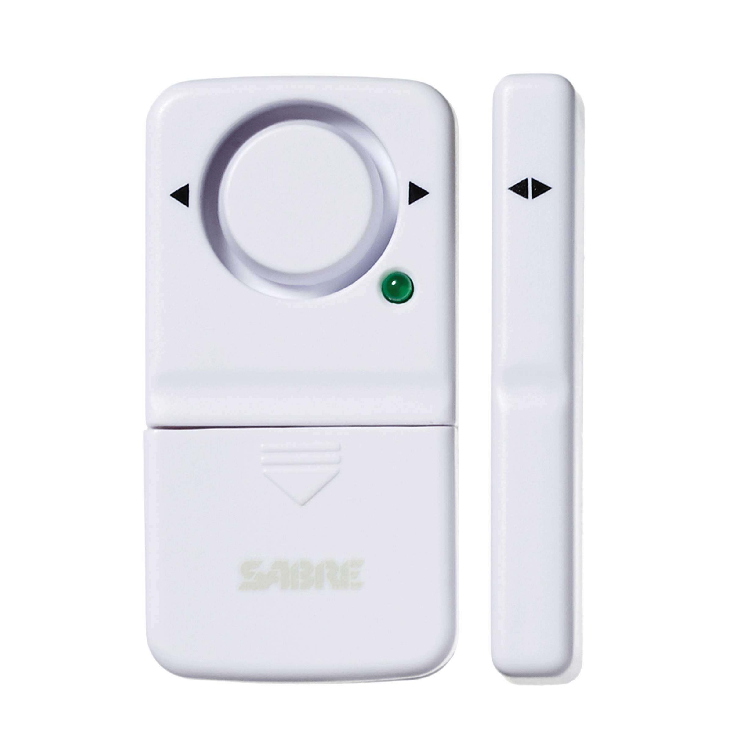 SABRE HS-DWA-UK Loud 120 dB Home Security Burglar Alarm | Easy DIY installation for windows or doors with siren, disarm or chime modes | 1 pack