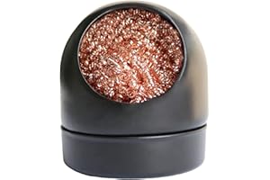 ENVISTIA MALL Soldering Iron Tip Cleaner with Brass Wire Cleaning Sponge & Metal Base Holder