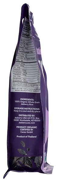 JASBERRY, RICE JASBERRY SUPERFOOD ORGANIC, 15 OUNCE