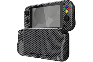 PlayVital ZealProtect Protective Case for Nintendo Switch Lite, Hard Shell Ergonomic Grip Cover for Nintendo Switch Lite w/Sc