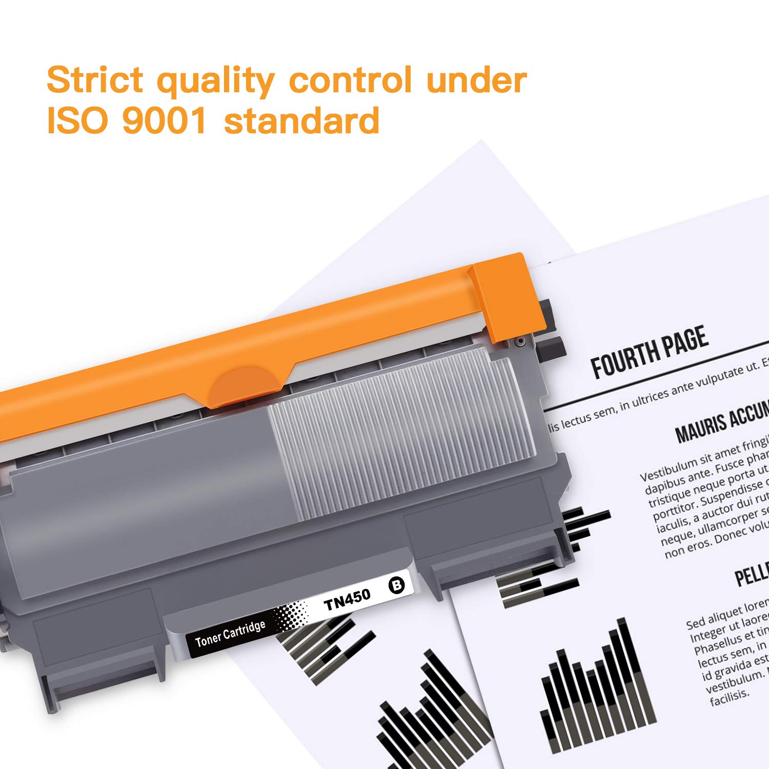 GREENCYCLE TN450 Compatible Toner Cartridge | Black Laser For Brother HL-2280, 2270DW, More