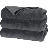Sunbeam Heated Blanket | Microplush, 10 Heat Settings, Slate, King - BSM9KKS-R825-16A00