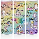 Funny Gifts Gag Gifts 20 oz Skinny Tumbler Stainless Steel Slim Insulated Tumblers Straight Tumbler Cups Coffee Mug Thermal Travel Cup with Lid, Water Glasses Sarcastic Gifts for Women Bestie