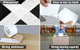 BOMEI PACK White Duct Tape Reinforced 100mm x 50m Waterproof Heavy Duty Repair view 9