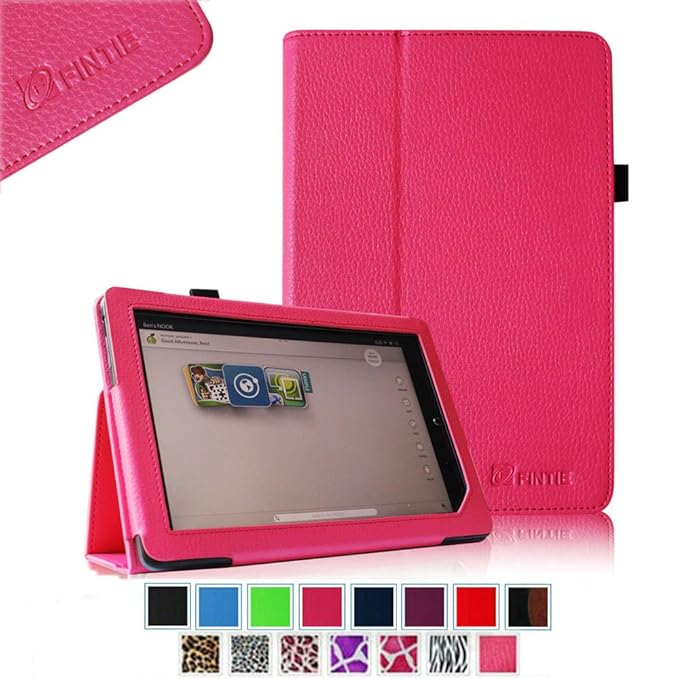 Fintie Magenta Slim Fit Folio Case For Barnes Noble Nook Hd 9