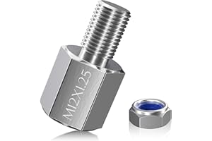 NICEDACK Bicycle Hub Hitch Adapter, Bicycle Axle Adapter for Thrust Axle, Universal Bicycle Trailer Coupling Adapter, Silver