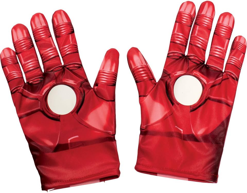 Rubie's Official Marvel Avengers Assemble Iron Man Child Gloves, One