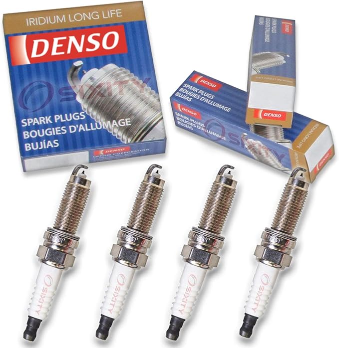 4 pc Denso Iridium Long Life Spark Plug for Honda Accord 2