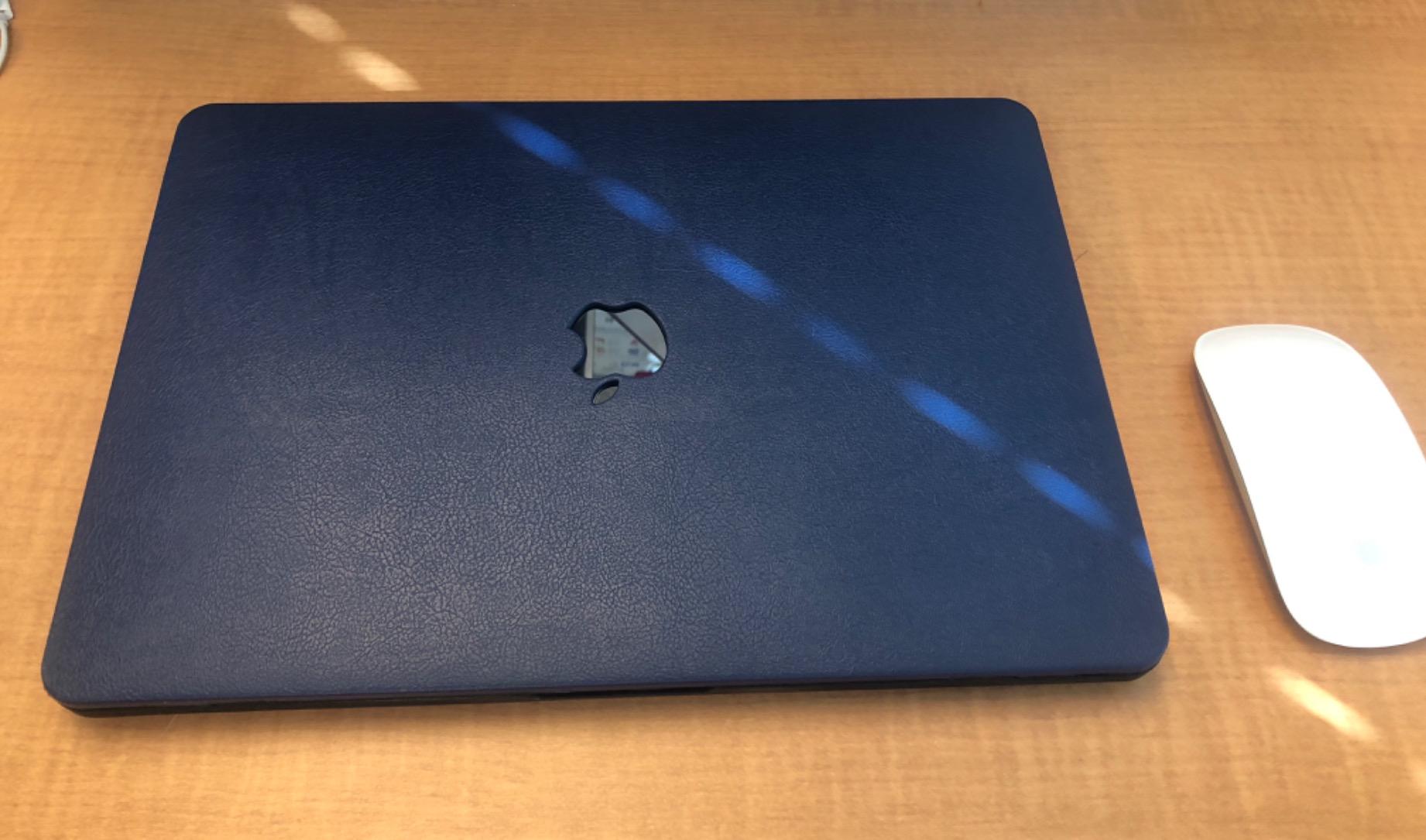 Macbook Case | Leather Collection - Navy | KECC