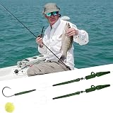 Realure 60 Pcs Lead Clips Carp Fishing Accessories Action Pack Green view 7