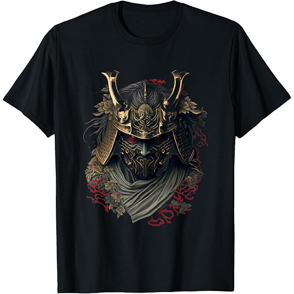 T-shirt Samouraï Singe Avec Katana - Design Art Animal Japonais - Coupe Classique Coton - Pour Fans De Culture Nippone, Arts Martiaux