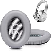 Premium Replacement Ear Pads for Bose QC35 & QC35ii Headphones Made by GEVO- Comfortable Adaptive Memory Foam and Extra Durable - Fits QuietComfort 35 & 35ii / SoundLink 1&2 AE(Over-Ear) (Silver)