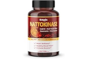 SOTALIX SUPPLEMENT Nattokinase with CoQ10 + Red Yeast Rice Quercetin + Bromelain -Immune Booster - USA Made & Tested (150-day Supply (Pack of 1))