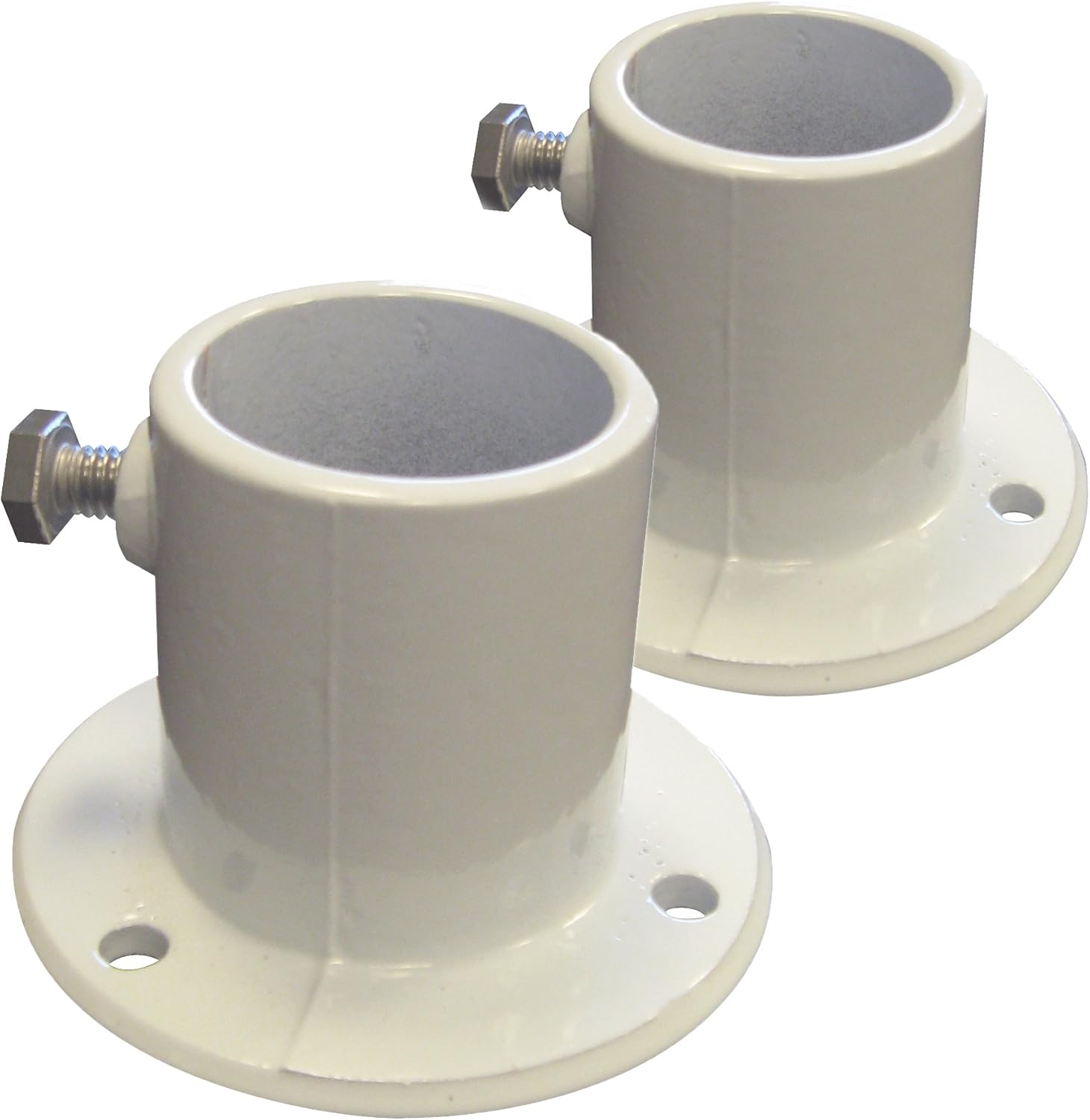 Blue Wave NE1228PR Aluminum Deck Flanges for Above Ground Pool Ladder, Pair : Garden & Outdoor