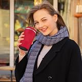 CS COSDDI Travel Mug Insulated Stainless Steel 380 ml Red A Leakproof Lid view 5